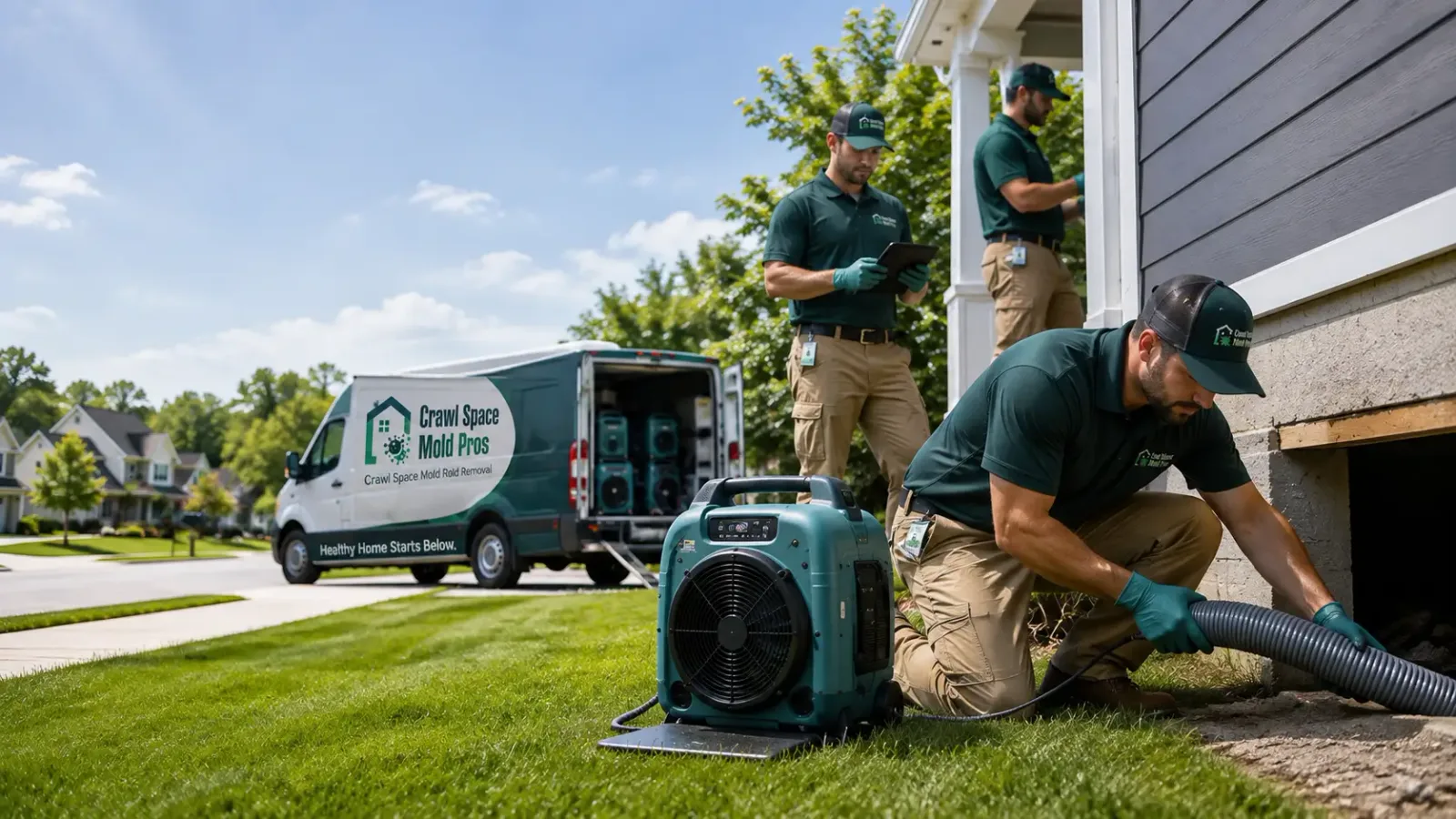Crawl Space Mold Removal in Concord, NC